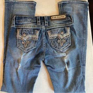 Rock Revival Hyero Boot Cut Jeans Size 27